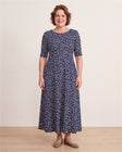 Midnight Bloom Pocket Maxi Dress