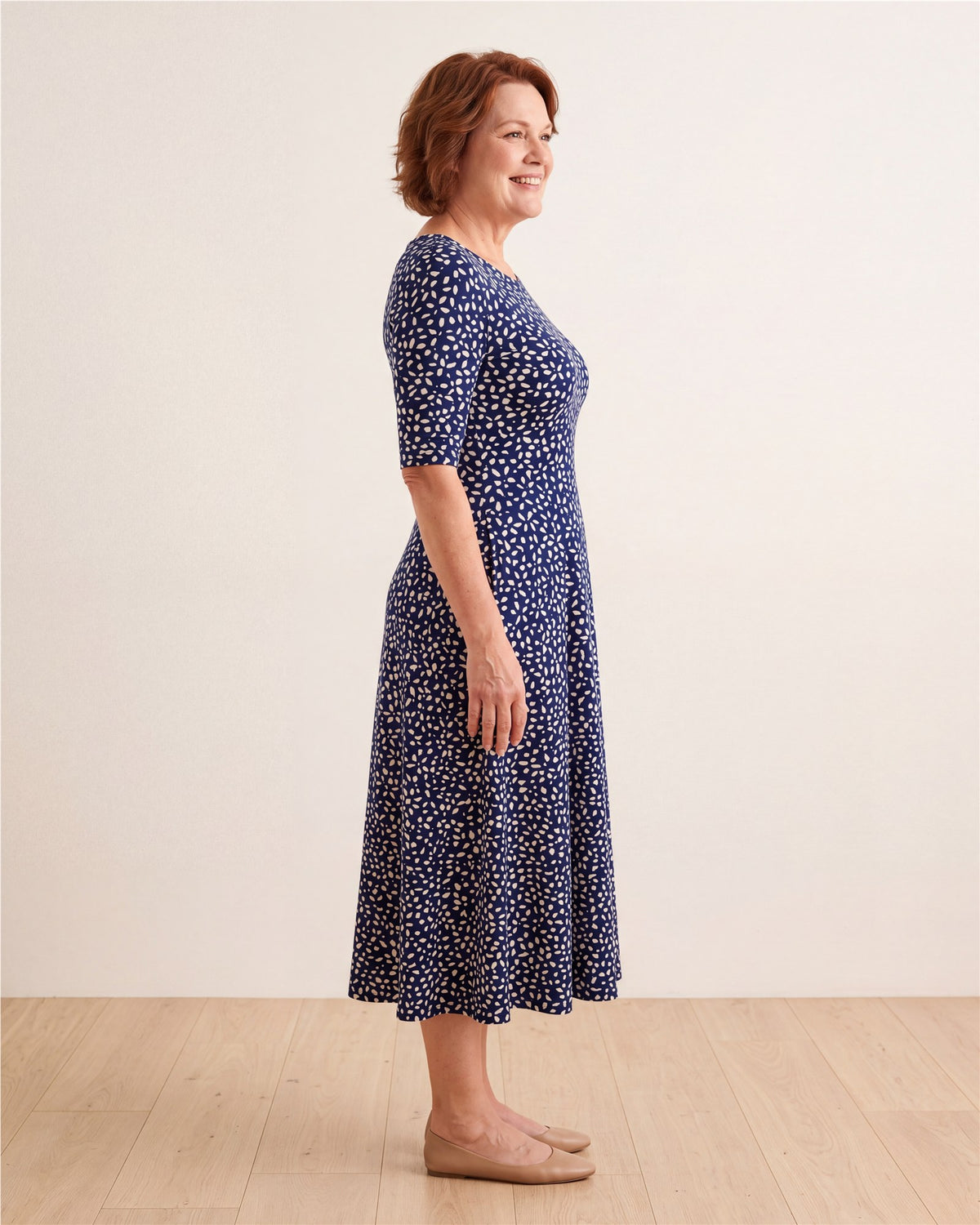 Midnight Bloom Pocket Maxi Dress – view 3