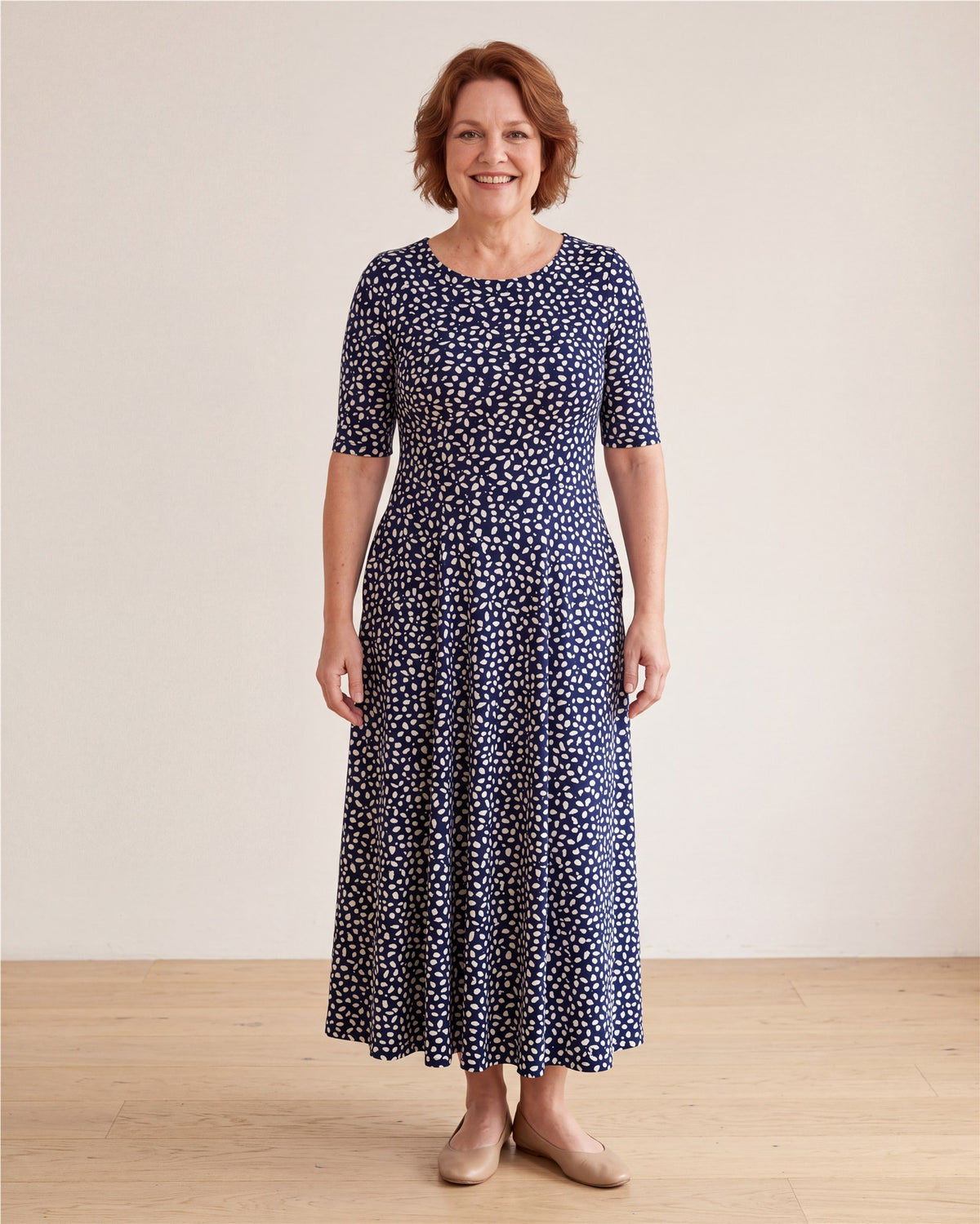 Midnight Bloom Pocket Maxi Dress – view 4