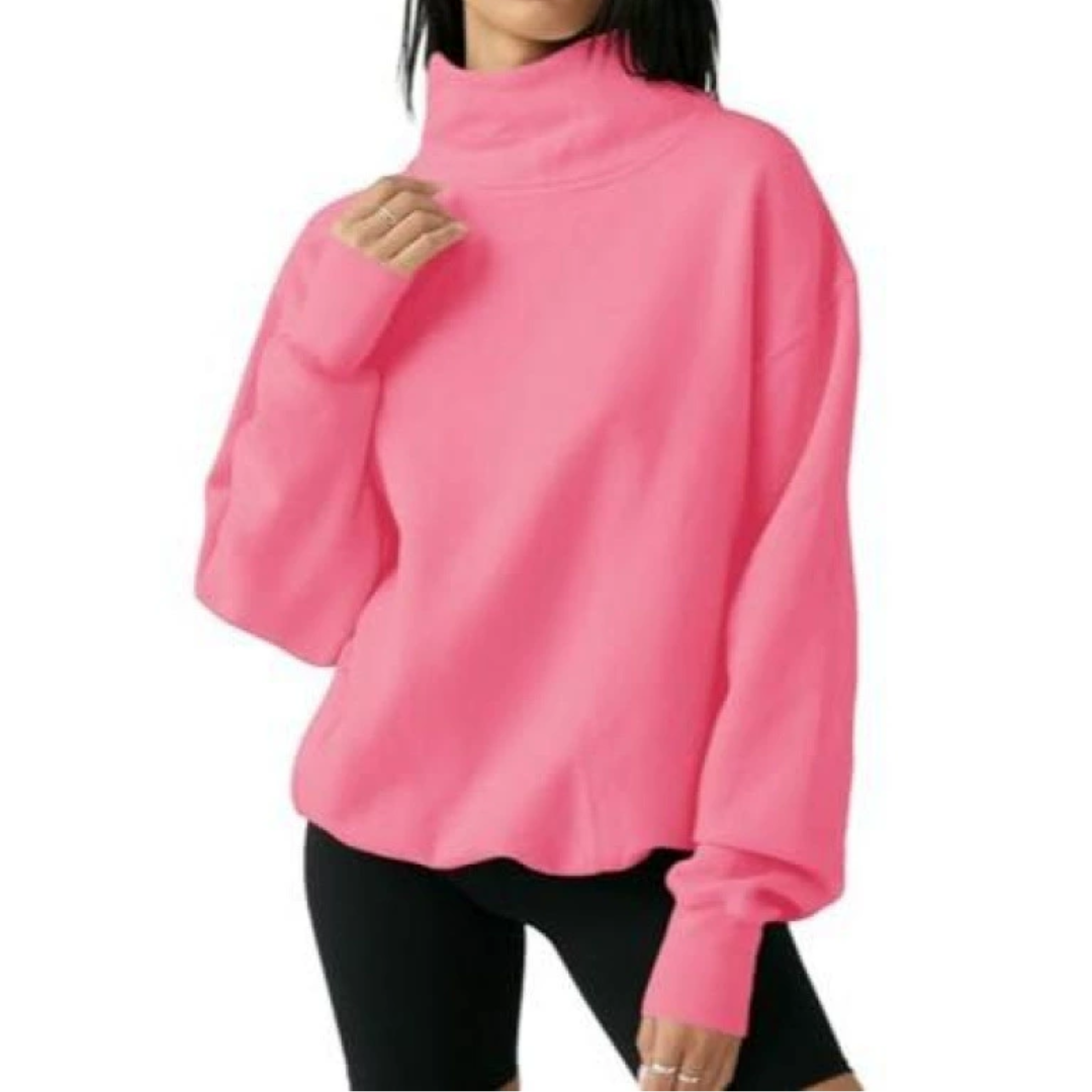 ROUX™ – Cozy Oversized Turtleneck Sweatshirt