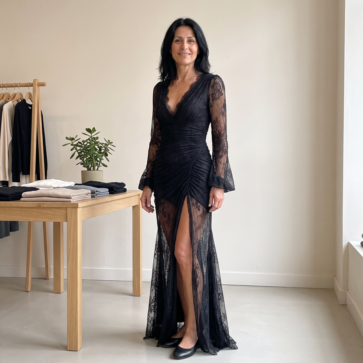 Quintina styled by Alenne in the boutique