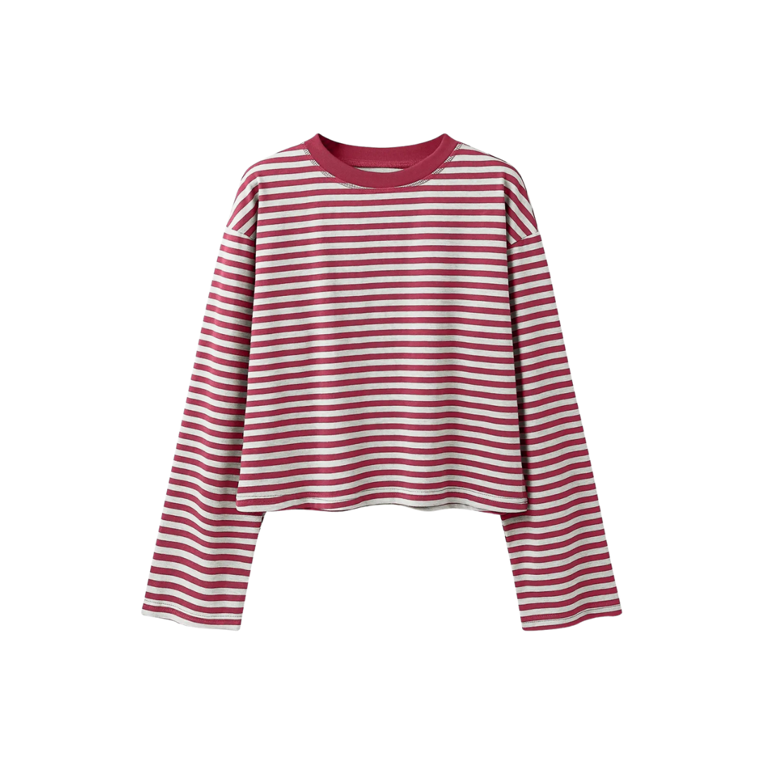 REAGAN™ – Relaxed Colorblock Striped Tee