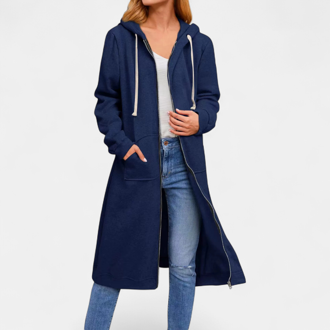 ZODIE™ – Relaxed Zip-Up Long Hoodie Sweatshirt