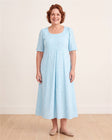 Skylight Grace Eyelet Pocket Midi Dress