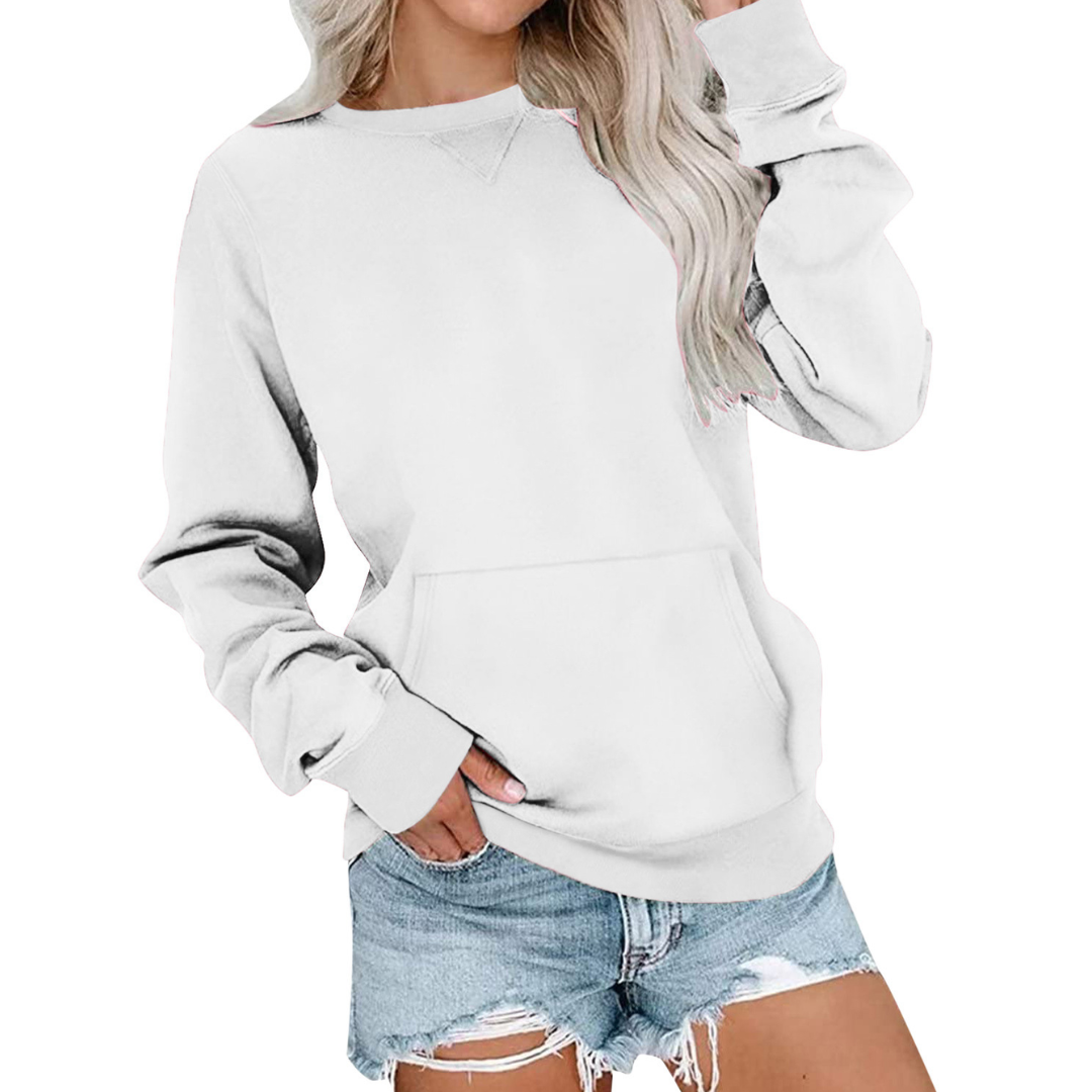 JOANNA™ – Cozy Solid Oversized Pullover Sweatshirt
