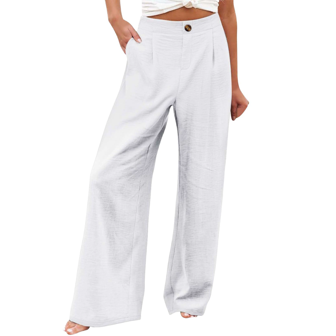PERNILLE™ – Relaxed High-Waist Wide Leg Trousers