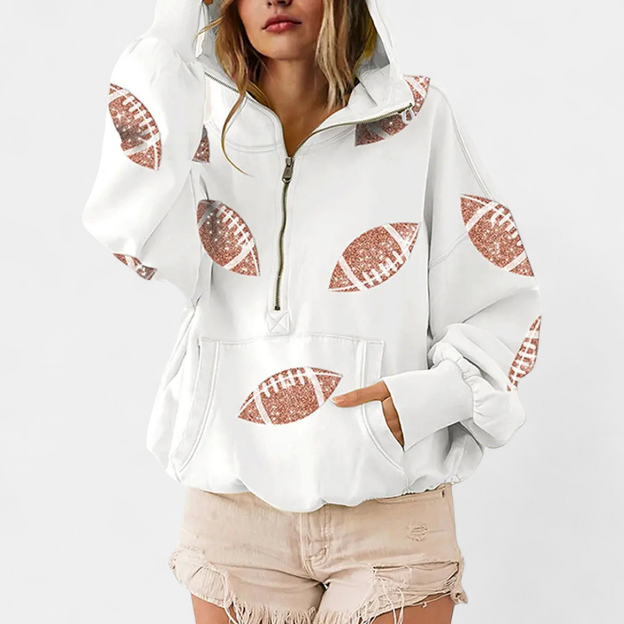 KINSLEY™ – Game Day Zip-Up Hoodie