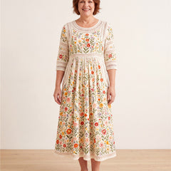 Wildflower Meadow Charm Midi Dress – view 1