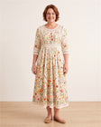 Wildflower Meadow Charm Midi Dress