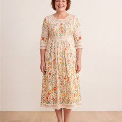 Wildflower Meadow Charm Midi Dress – view 3