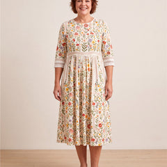 Wildflower Meadow Charm Midi Dress – view 4