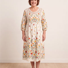 Wildflower Meadow Charm Midi Dress – view 5