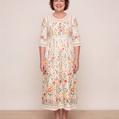 Wildflower Meadow Charm Midi Dress – view 6