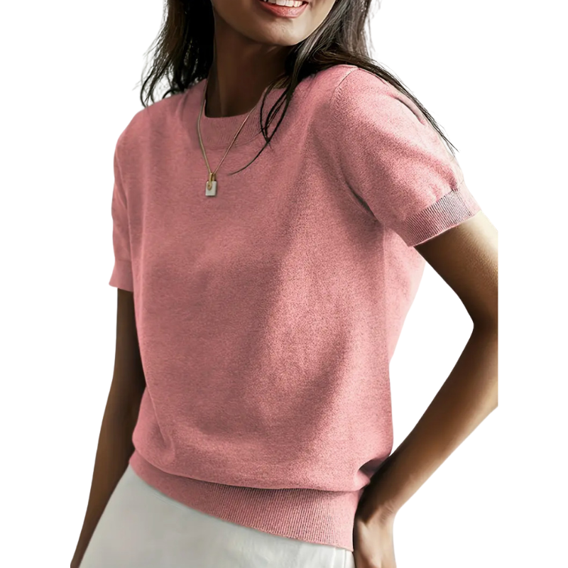 BONNIE™ – Sophisticated Soft Short Sleeve Top