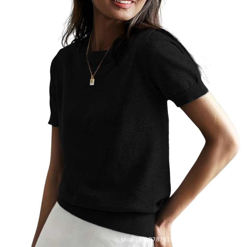BONNIE™ – Sophisticated Soft Short Sleeve Top