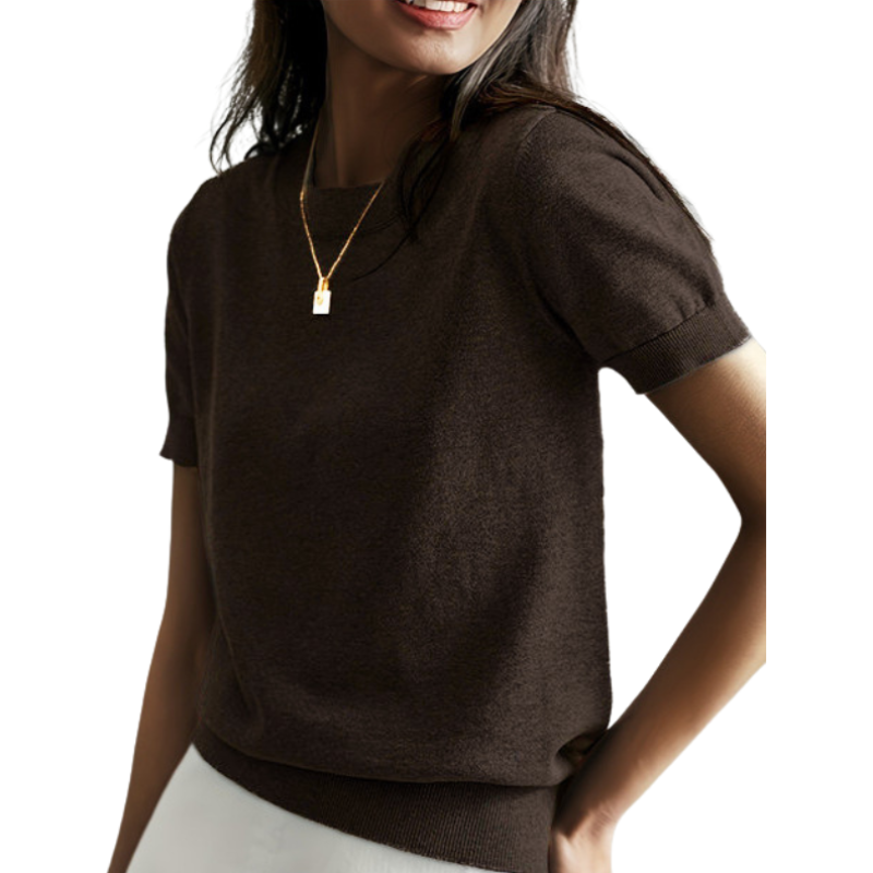 BONNIE™ – Sophisticated Soft Short Sleeve Top