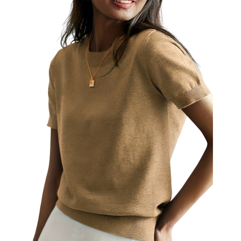 BONNIE™ – Sophisticated Soft Short Sleeve Top