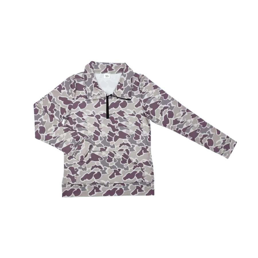 RYDER™ – Camo Half-Zip Pullover Top