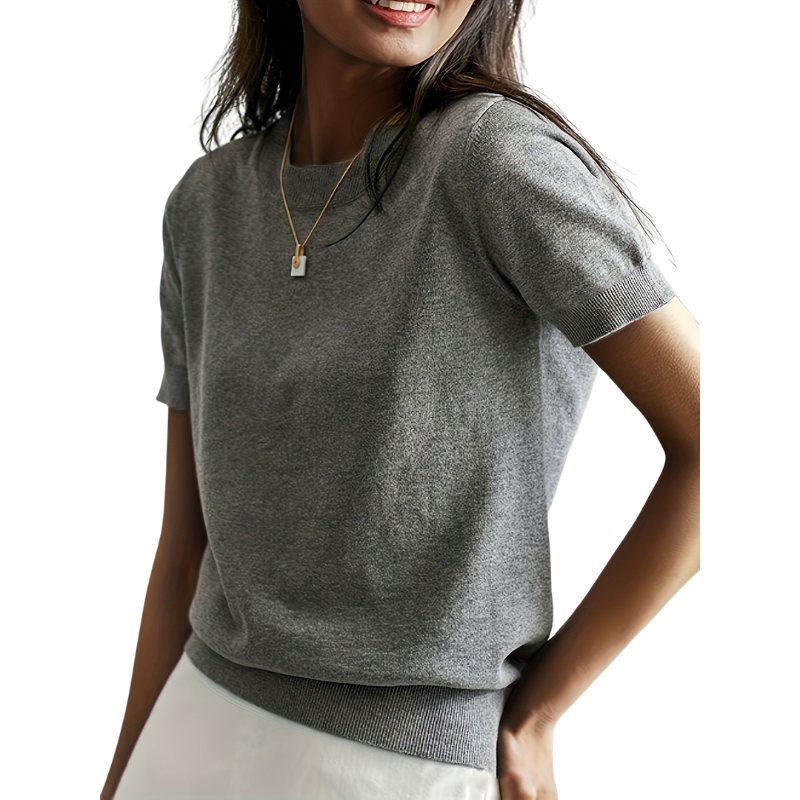 BONNIE™ – Sophisticated Soft Short Sleeve Top
