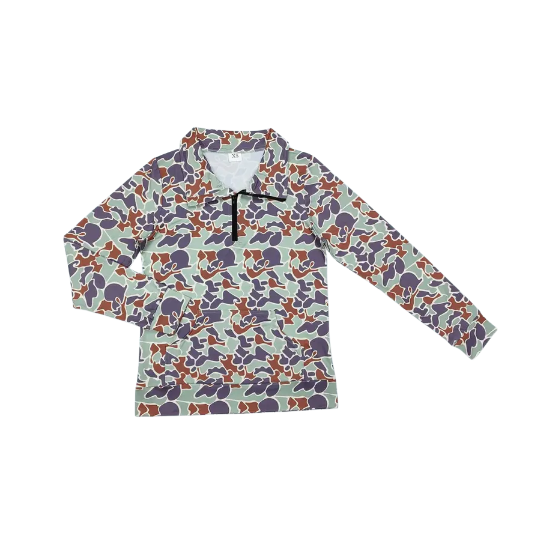 RYDER™ – Camo Half-Zip Pullover Top