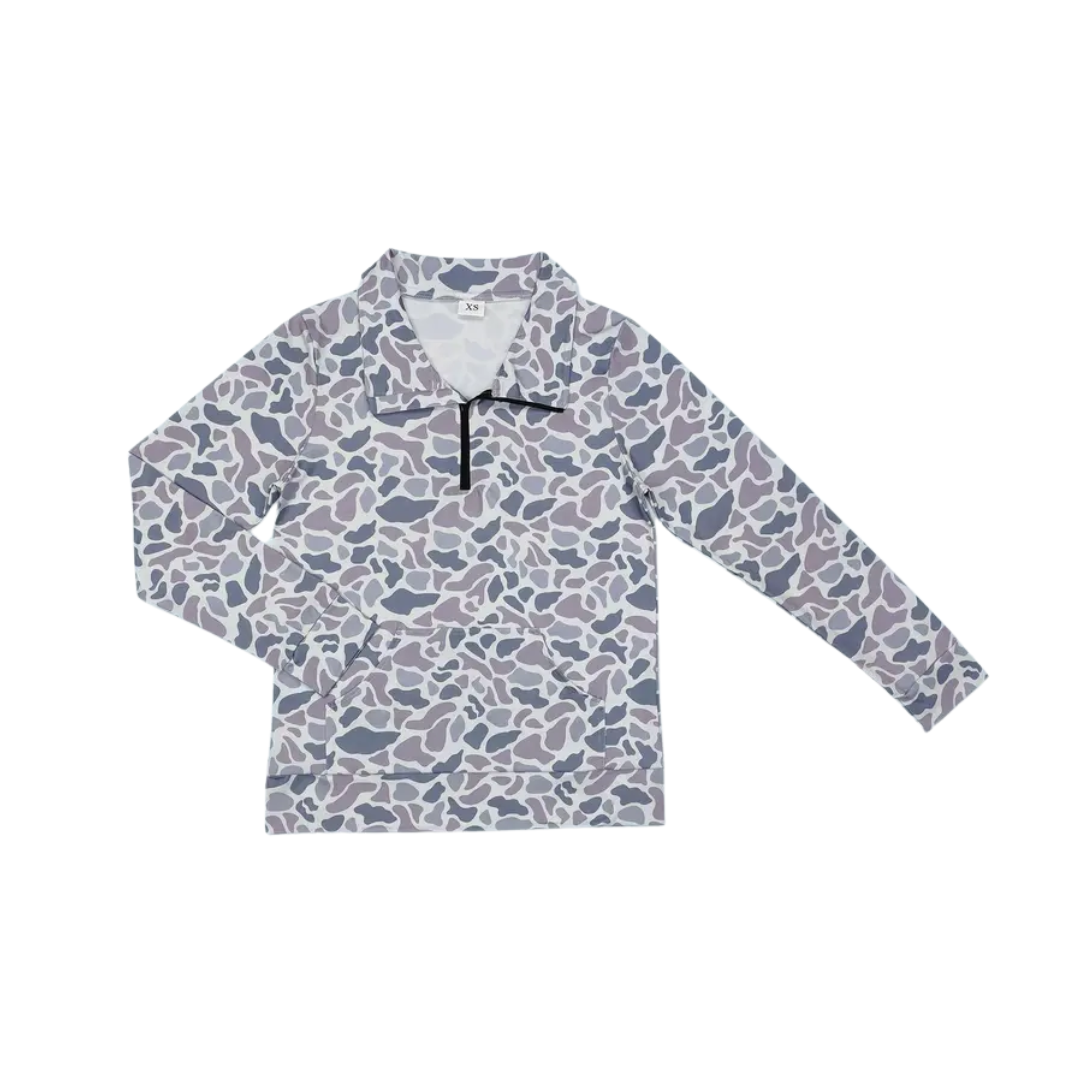 RYDER™ – Camo Half-Zip Pullover Top