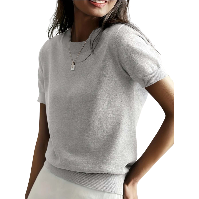 BONNIE™ – Sophisticated Soft Short Sleeve Top