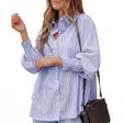 WHITNEY™ – Classic Striped Button Shirt