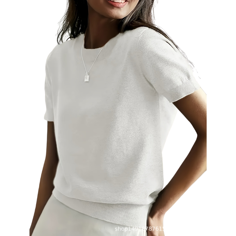 BONNIE™ – Sophisticated Soft Short Sleeve Top